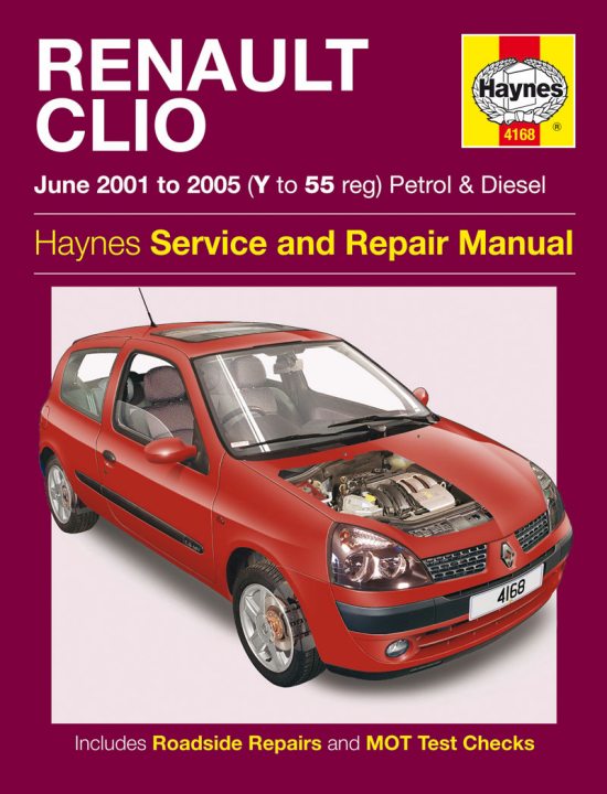 Reparationshandbok Renault Clio REPEN4168 mekanika
