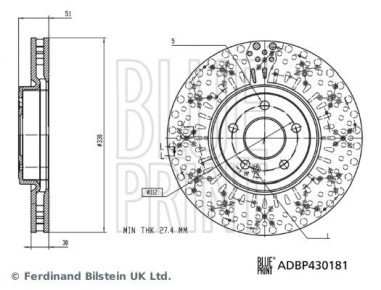 Bromsskiva - BS-911308