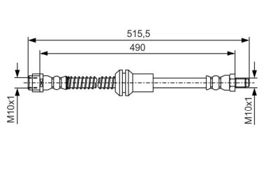 Bromsslang - BSL-960297