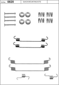 Monteringssats bromsbackar - MS-950124