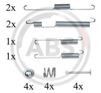 Monteringssats bromsbackar - MS-950318