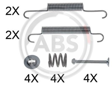 Monteringssats bromsbackar - MS-950323