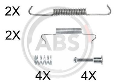 Monteringssats bromsbackar - MS-950329