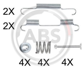 Monteringssats bromsbackar - MS-950334