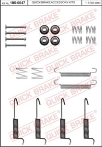 Monteringssats bromsbackar - MS-950440