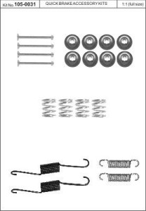 Monteringssats bromsbackar - MS-950553